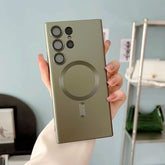 Samsung S24 Ultra Silicone Back Cover-Green